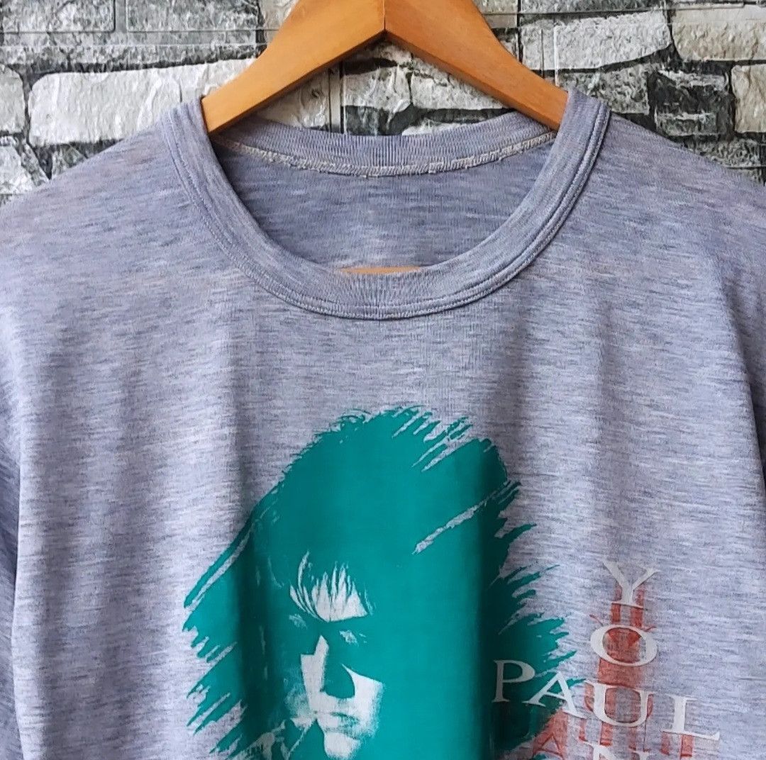 Band Tees Vintage 80s Paul Young Japan World Tour 1987 Size US M / EU 48-50 / 2 - 6 Thumbnail