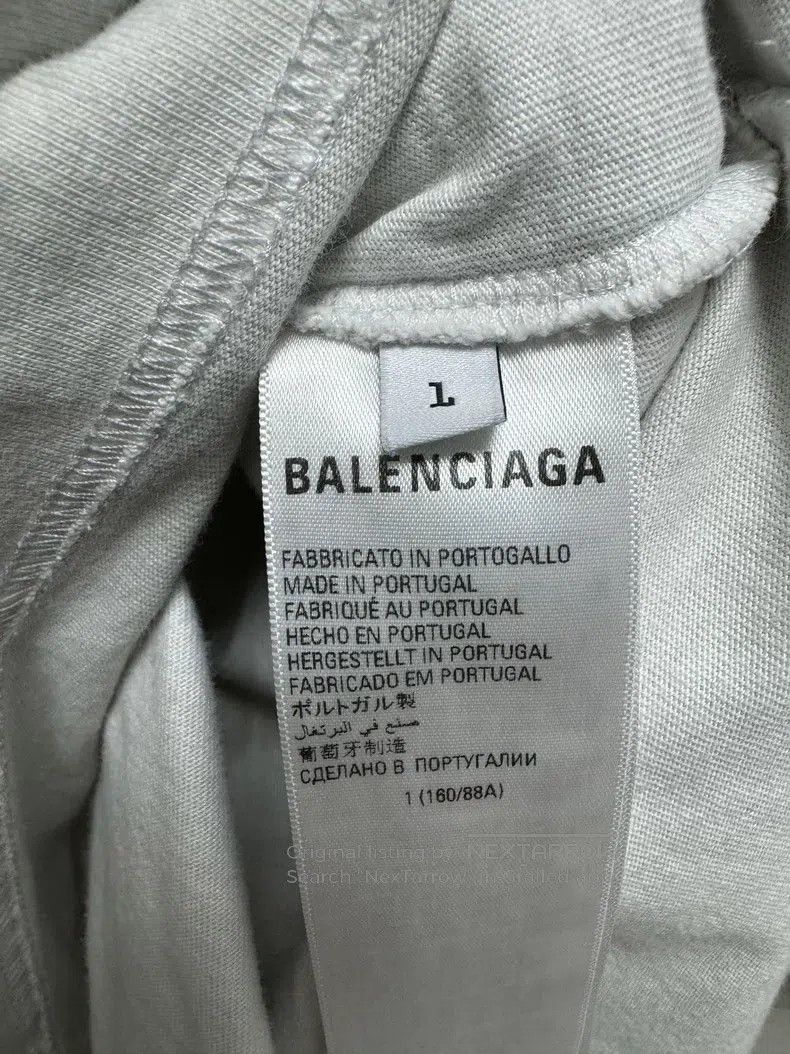 Balenciaga Balenciaga Rock Band Destroyed T-Shirt Gray Size US S / EU 44-46 / 1 - 4 Thumbnail