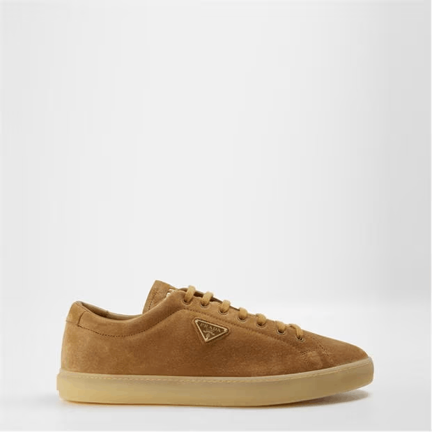 Prada Suede Low Trainers Size US 9 / EU 42 - 1 Thumbnail