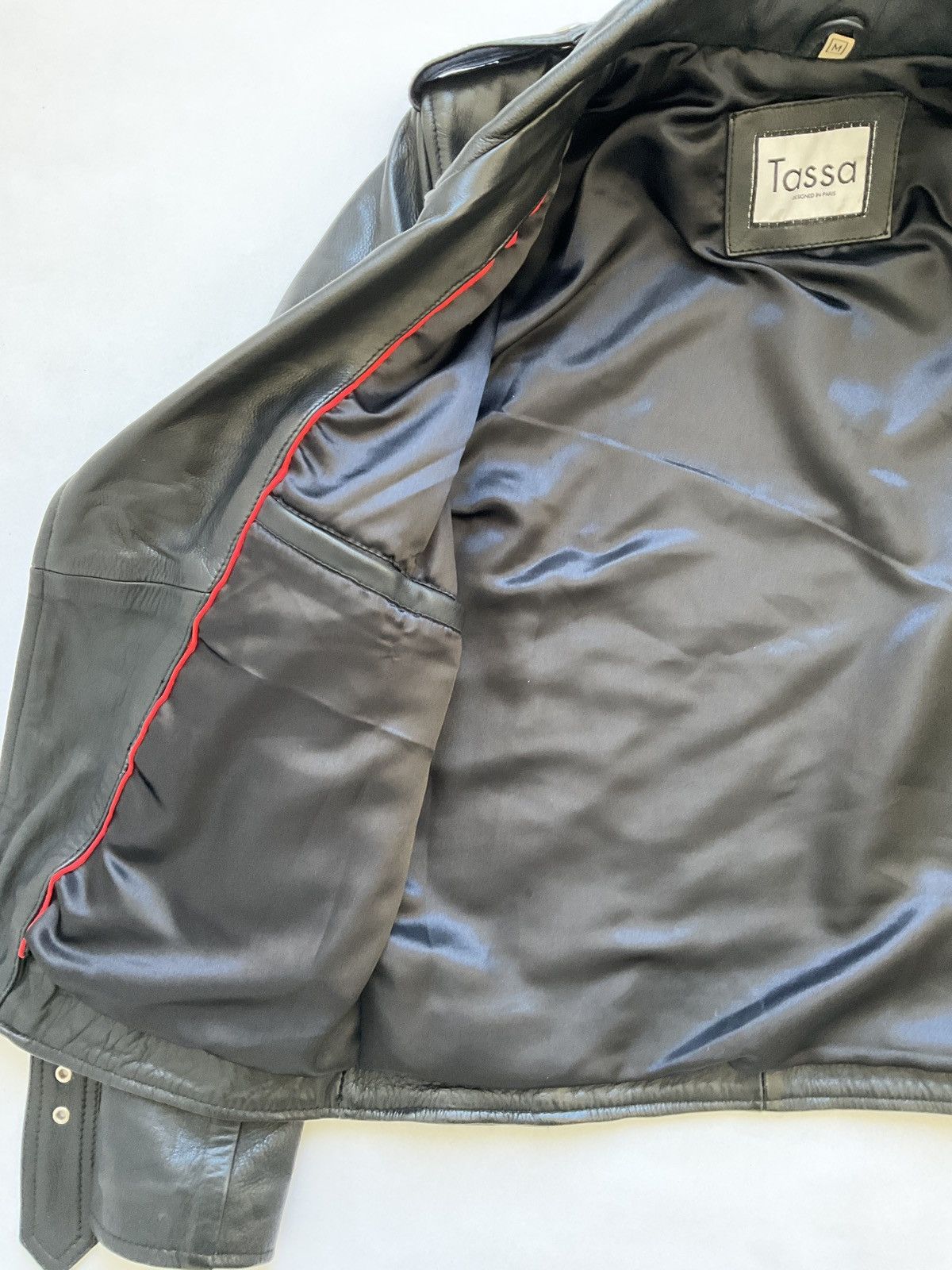 Tasso Elba Perfecto leather jacket Size US M / EU 48-50 / 2 - 10 Thumbnail