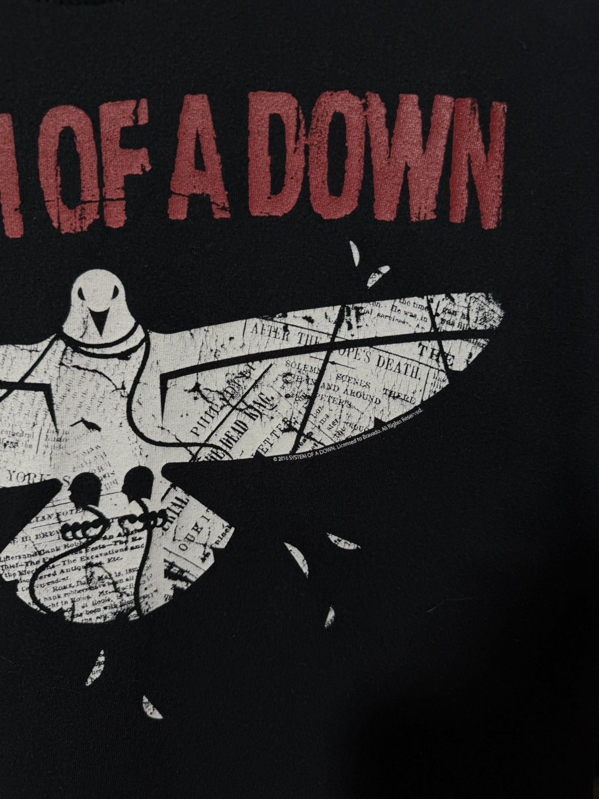 Band Tees Vintage 2016 System Of A Down Rock Band Promo Tour T-shirt Size US M / EU 48-50 / 2 - 4 Thumbnail