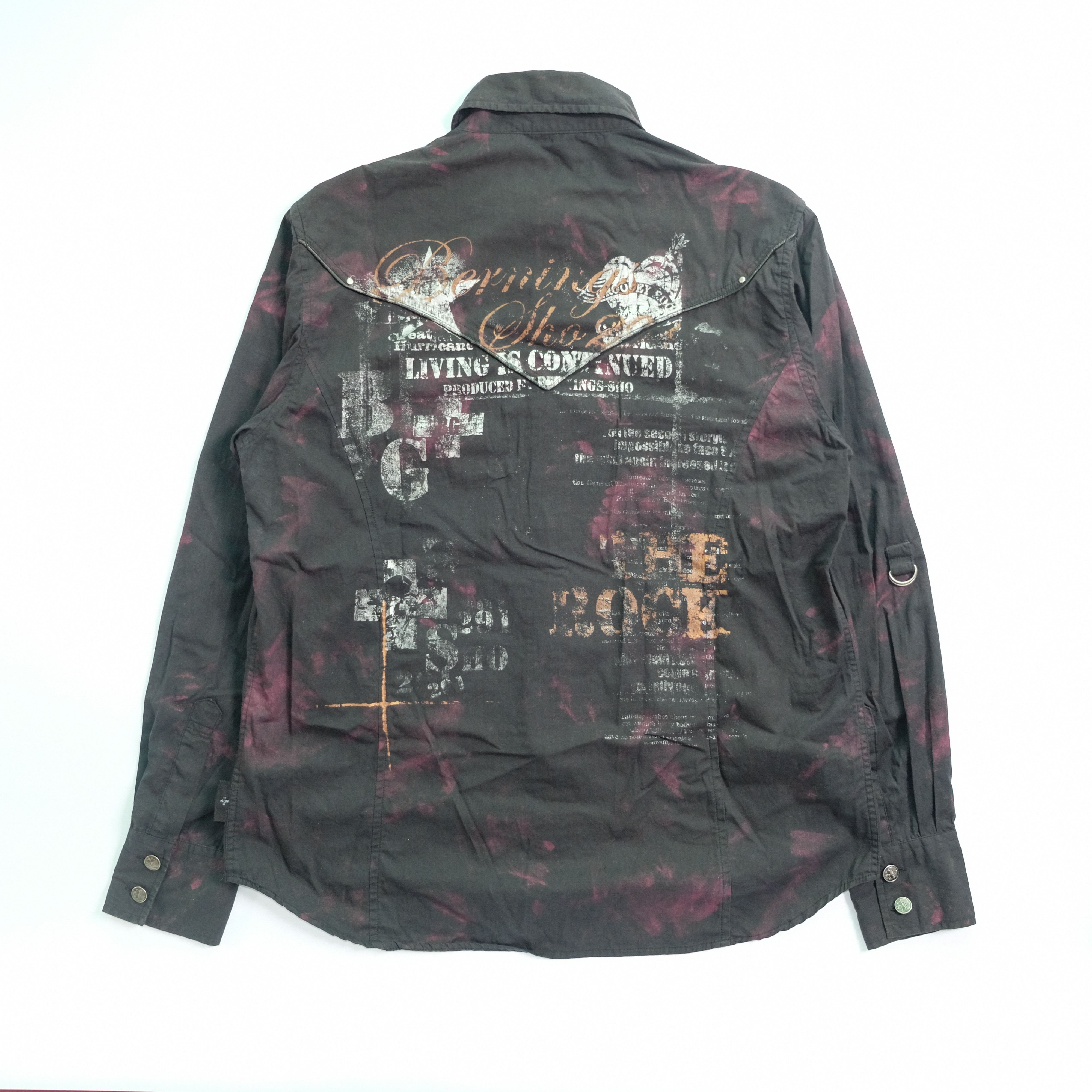 BERNINGS SHO Bernings sho gothic punk button up longsleeve shirt Size US M / EU 48-50 / 2 - 7 Thumbnail