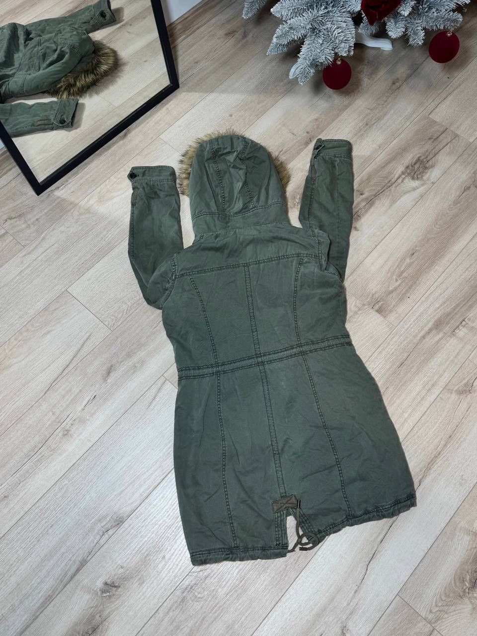Abercrombie & Fitch Abercrombie & Fitch Faux Fur Hooded Parka Jacket Size L / US 10 / IT 46 - 8 Thumbnail