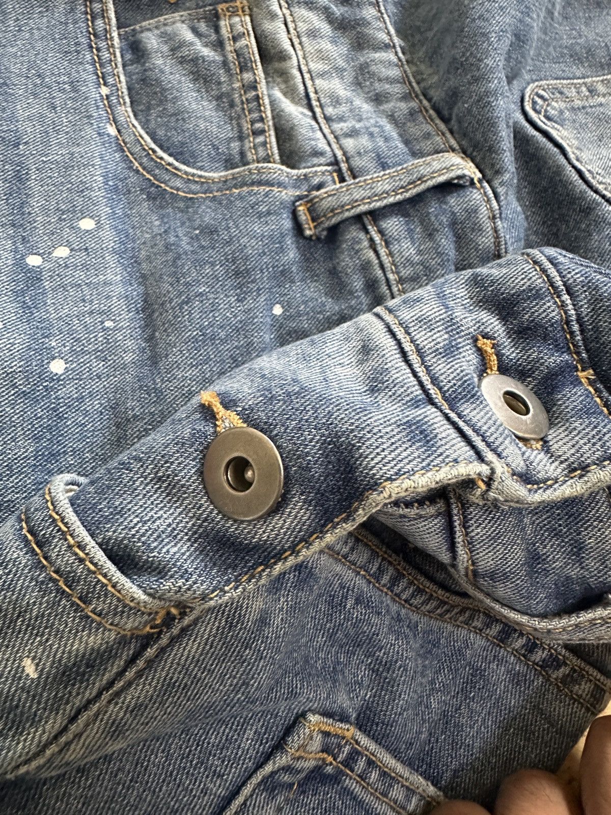 Forever 21 × Vintage FOREVER 21 Distressed Denim Overall Size US 31 - 19 Thumbnail