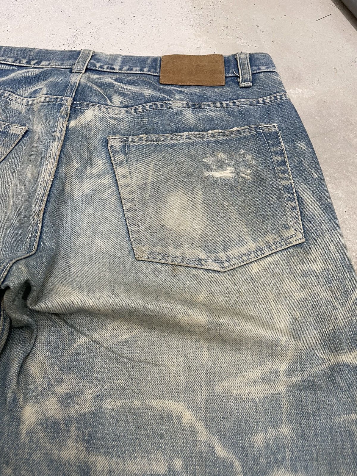 Japanese Brand TRNCA Japan Distressed Sashiko Reconstructed Denim (A1) Size US 35 - 22 Thumbnail