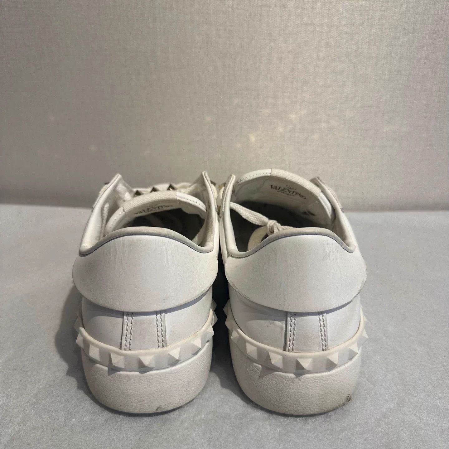 Valentino Valentino Studded White Sneakers 36 EU 99 New Size US 5 / IT 35 - 4 Thumbnail