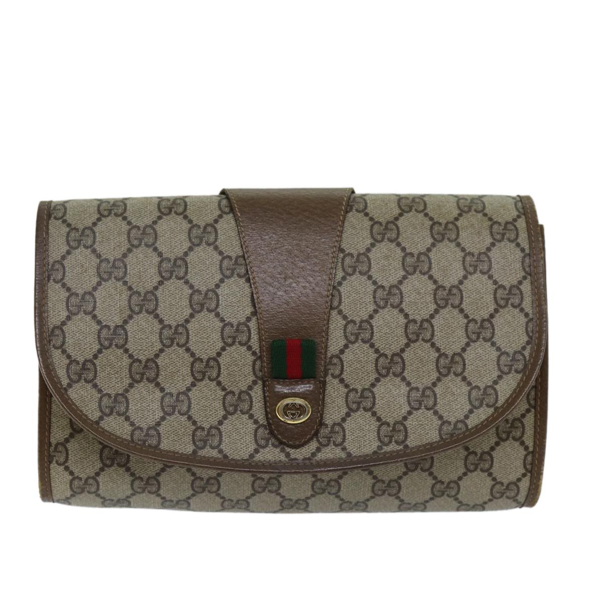 Gucci Beige Canvas Clutch Bag (Pre-Owned) Size ONE SIZE - 1 Thumbnail