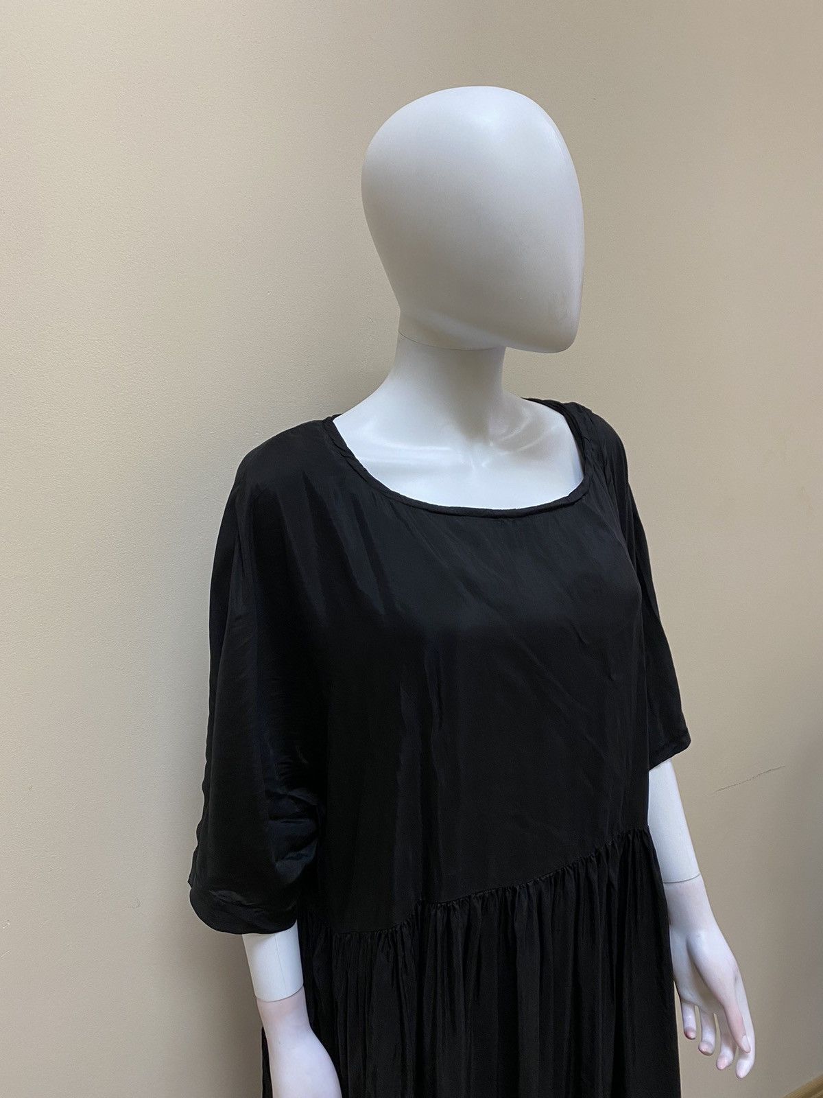 Rundholz Rundholz Asymmetric Papercotton Jersey Dress With Cut Size L Size L / US 10 / IT 46 - 4 Thumbnail