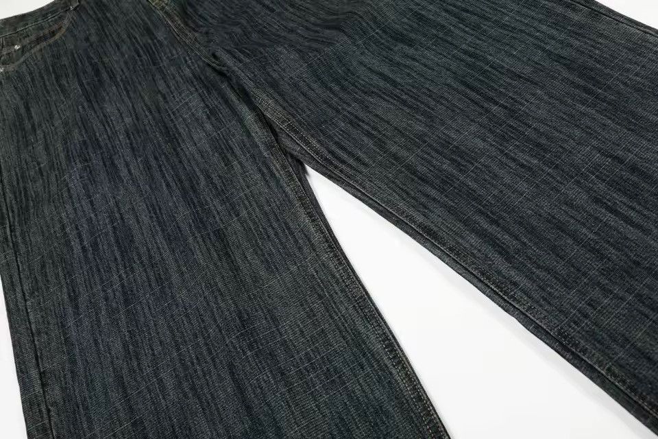Jean Washed Streetwear Baggy Y2k Straight Jeans Pants Size US 32 / EU 48 - 6 Thumbnail