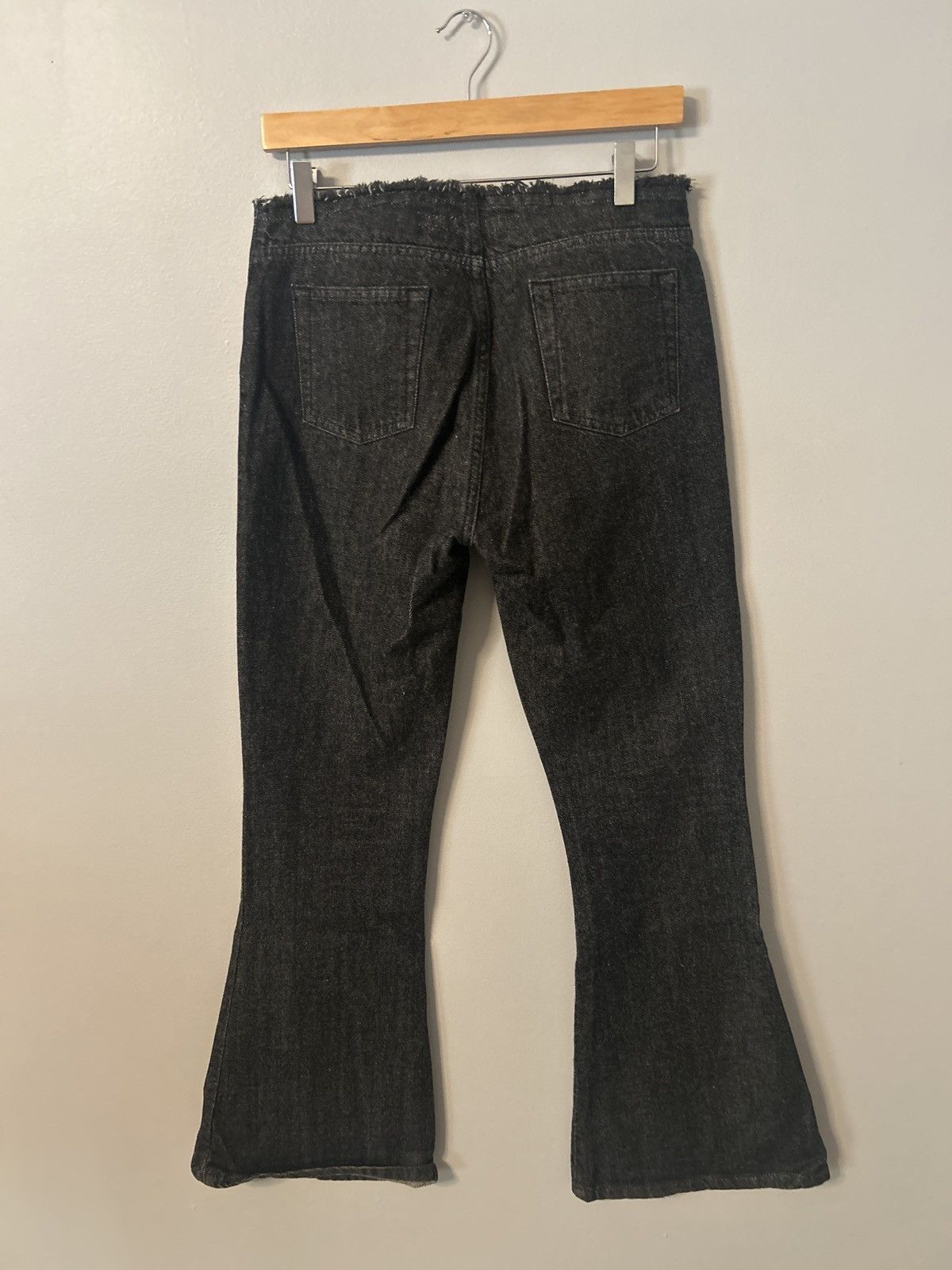 DKNY DKNY Flared Black Jeans Size 32" / US 10 / IT 46 - 3 Thumbnail