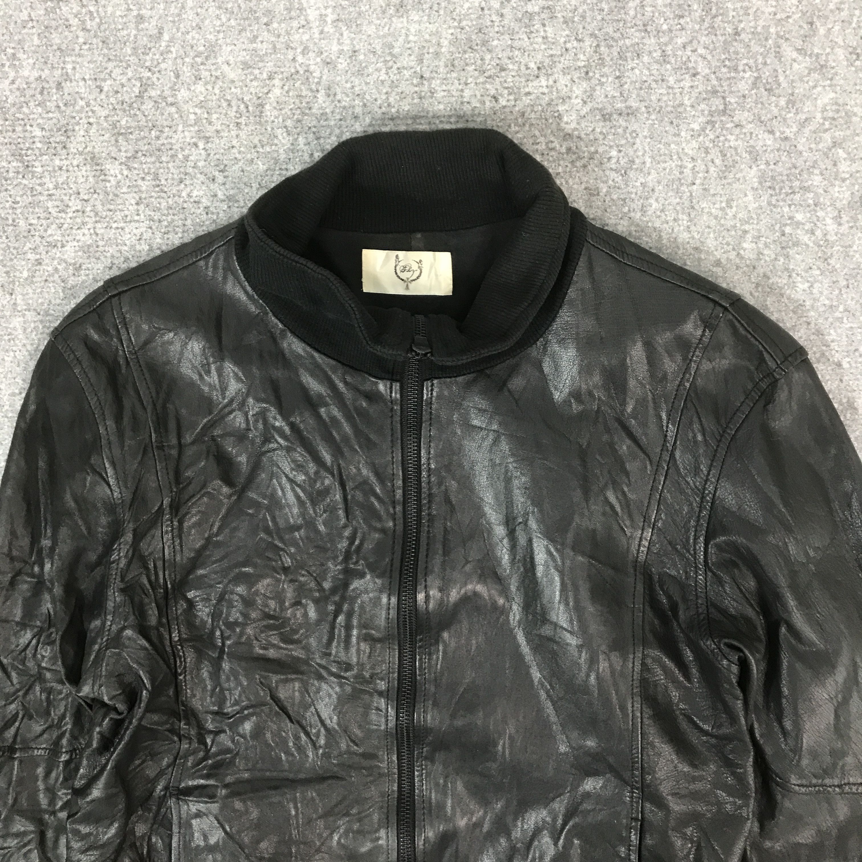 If Six Was Nine JAPANESE STYLE FLY LEATHER JACKET K69B4 Size US M / EU 48-50 / 2 - 2 Thumbnail