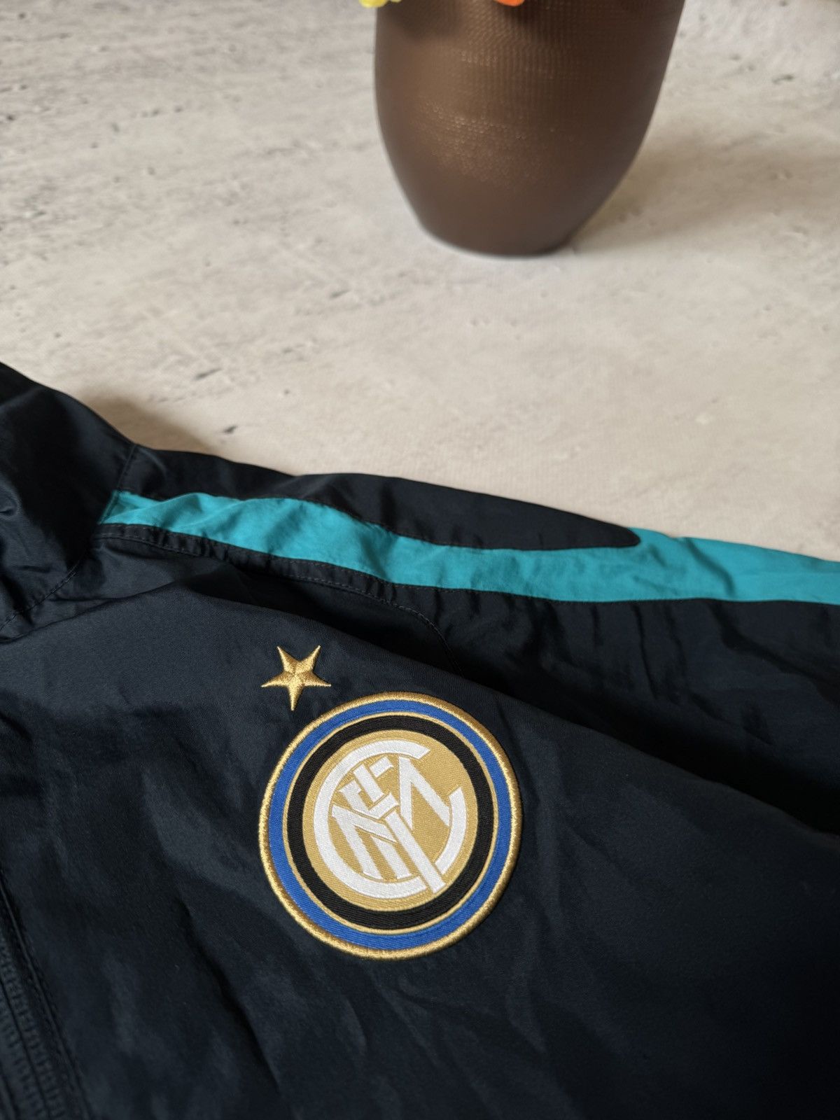 Nike × Vintage NIKE INTER MILAN VINTAGE BASIC LOGO OVERSIZE LIGHT JACKET Size US S / EU 44-46 / 1 - 6 Thumbnail