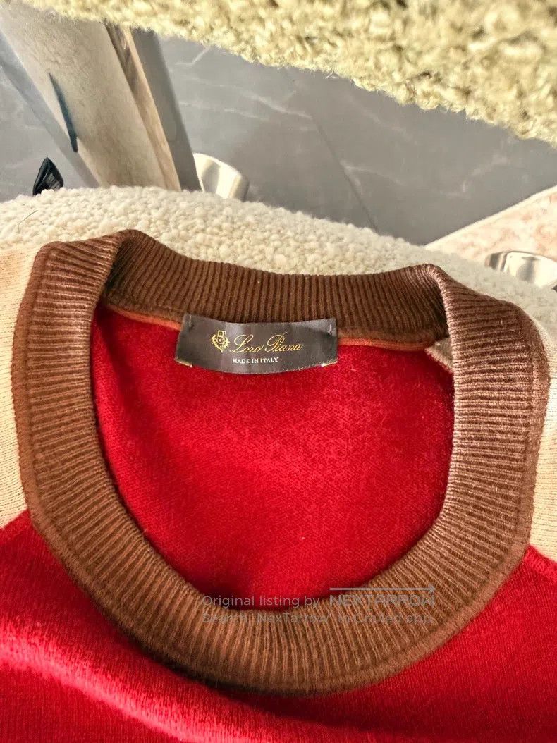 Loro Piana Loro Piana Colorblock Knit Sweater, 100% Cashmere Size US L / EU 52-54 / 3 - 3 Thumbnail