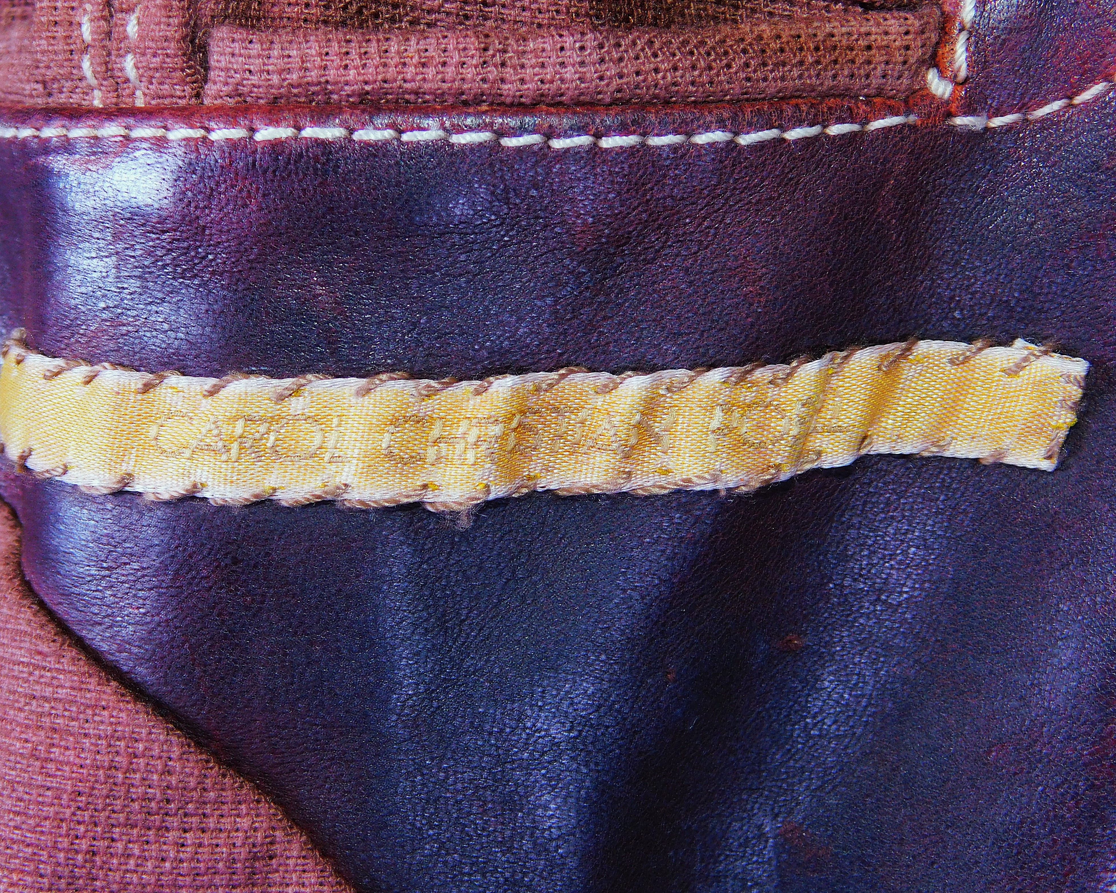 Carol Christian Poell Carol Christian Poell FW04 Long Burgundy Leather Coat Size US M / EU 48-50 / 2 - 4 Thumbnail