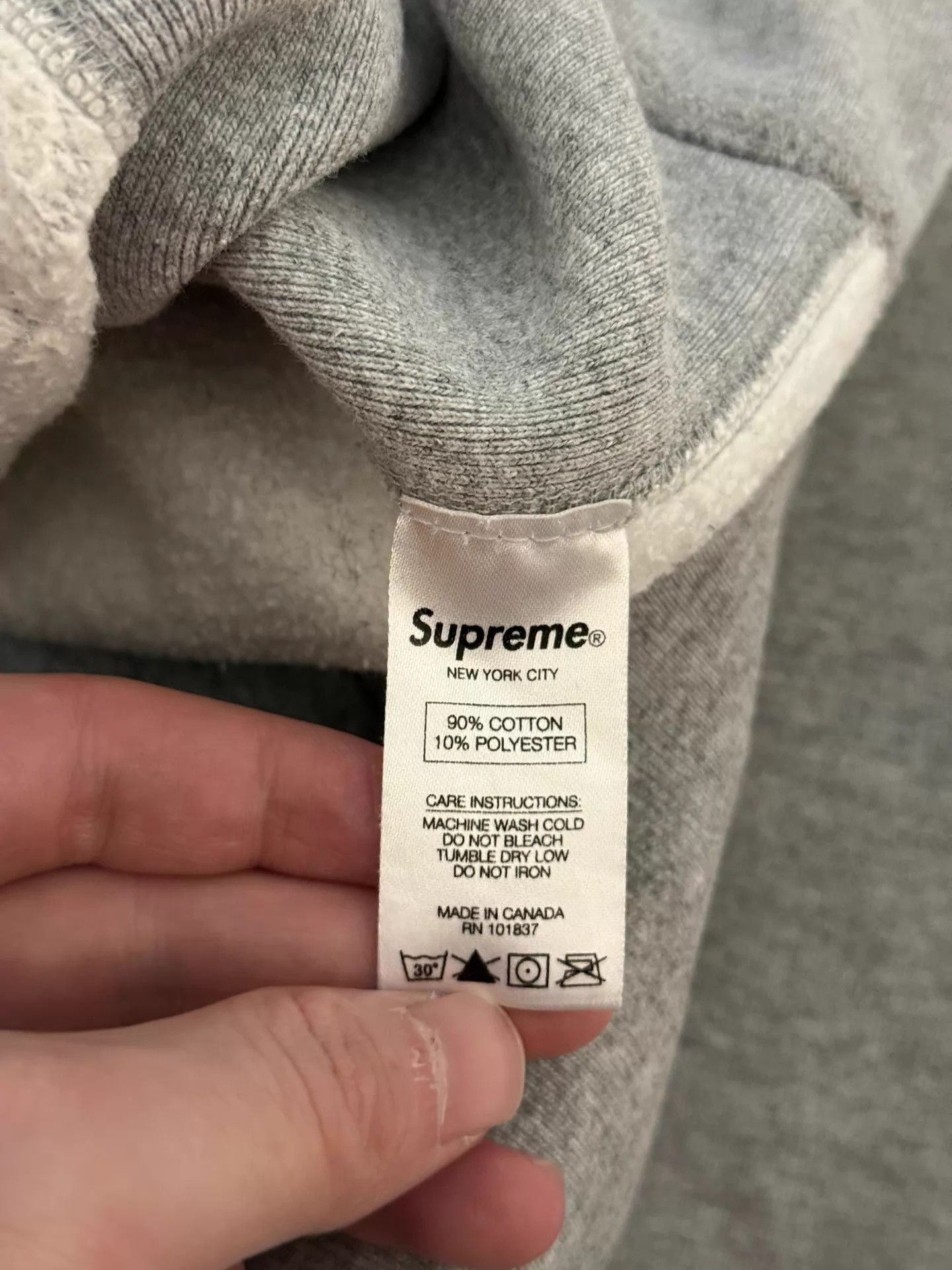 Supreme Supreme FW16 Box Logo Hoodie Gray Red L Size US L / EU 52-54 / 3 - 7 Thumbnail