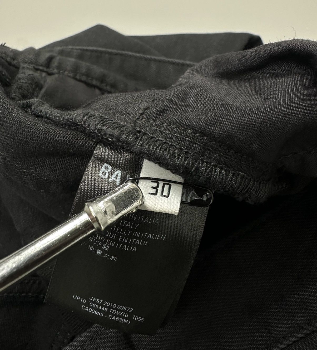 Balenciaga Balenciaga - Demna 2019 Straight Cut Jeans in Black Size US 30 / EU 46 - 13 Thumbnail