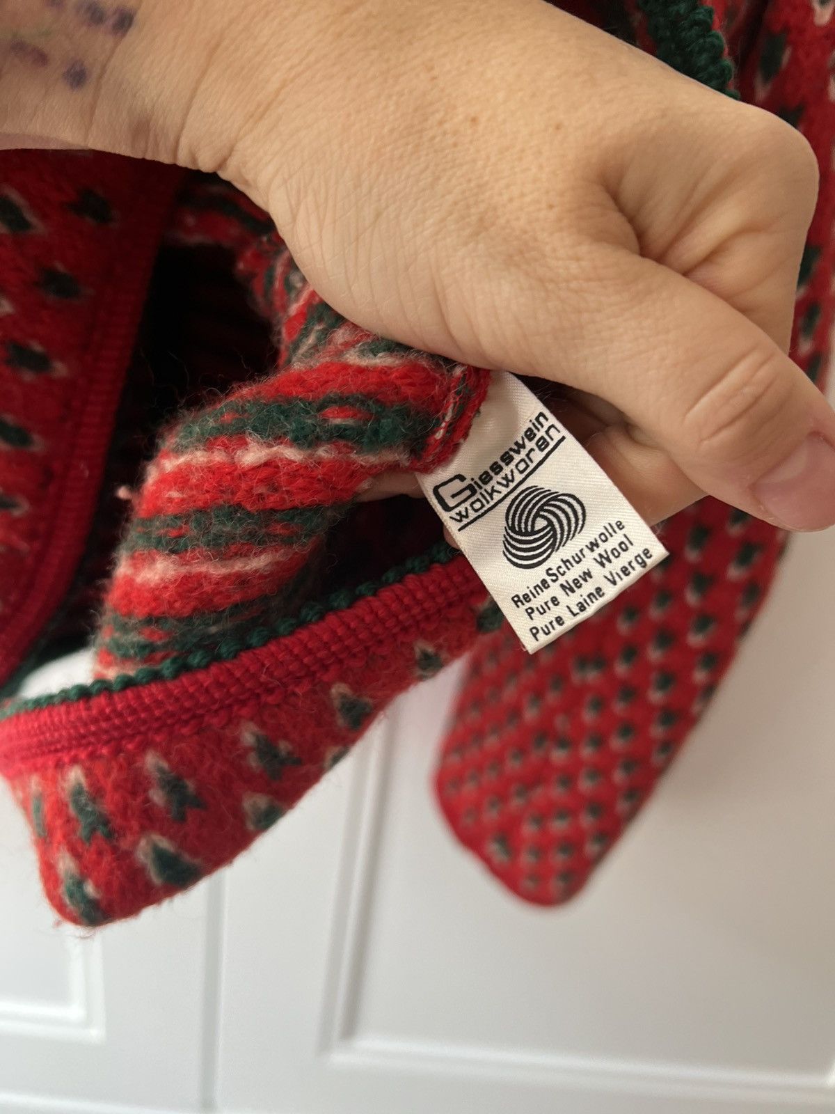Other 100% wool vintage Strawberry jacket Tiroler Austria Size L / US 10 / IT 46 - 6 Thumbnail