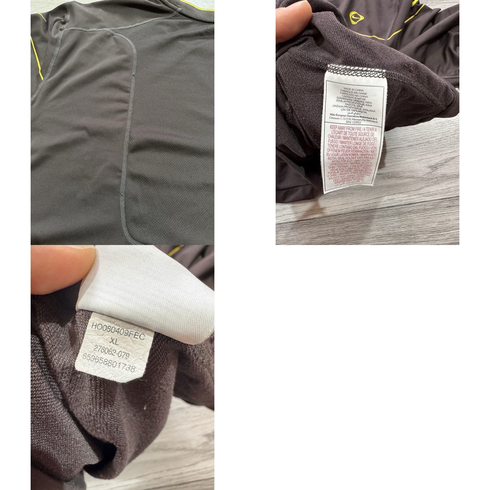 Nike Nike Long Sleeve Shirt Jersey XL Brown Men Size US XL / EU 56 / 4 - 9 Thumbnail