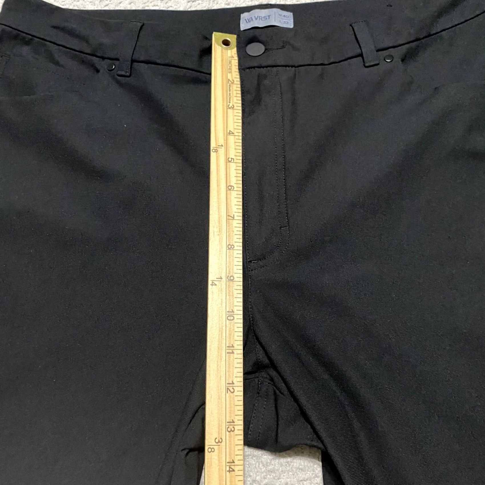 Vintage VRST Mens Pants Black Slim Taper Limitless Commuter 5 Pocket Mid Rise Size US 40 / EU 56 - 6 Thumbnail
