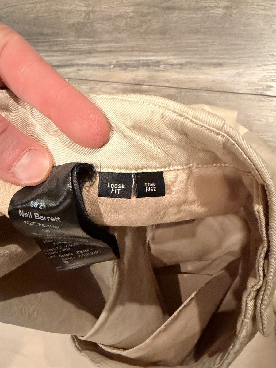 Neil Barrett SS21 Loose Fit Chino Size US 34 / EU 50 - 9 Thumbnail