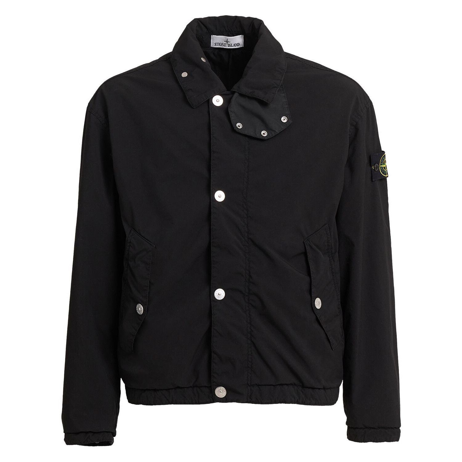 STONE ISLAND Black Poly Jacket New & Authentic (Men's size:X