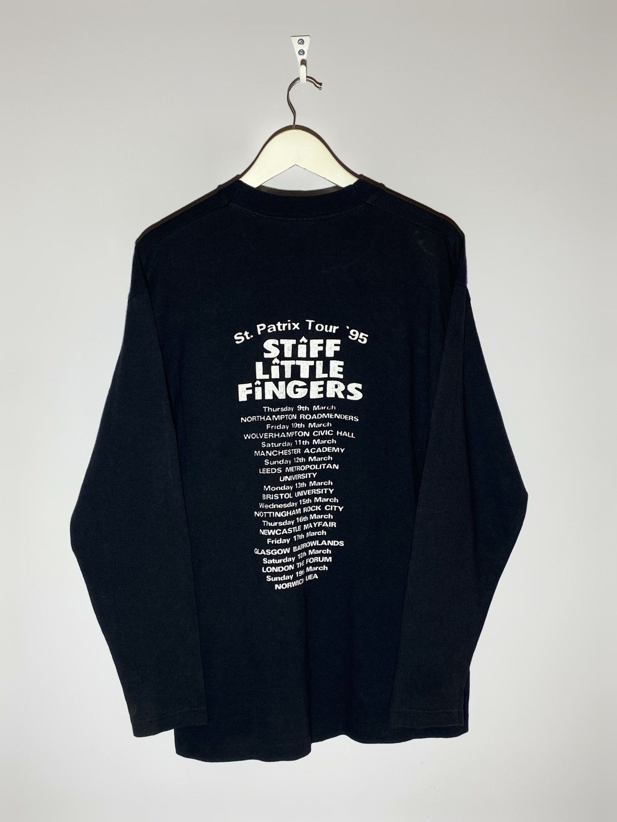 Band Tees Vintage 1995 Stiff Little Fingers St. Patrix Tour Band Shirt Size US L / EU 52-54 / 3 - 2 Thumbnail