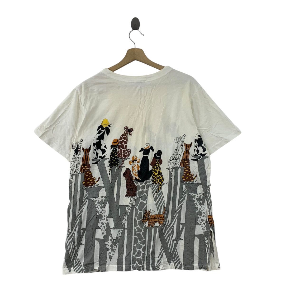 Vintage Vintage TRANS GLOBAL MERCHANDISE Dog Cartoon Tee Shirt Size L / US 10 / IT 46 - 4 Thumbnail