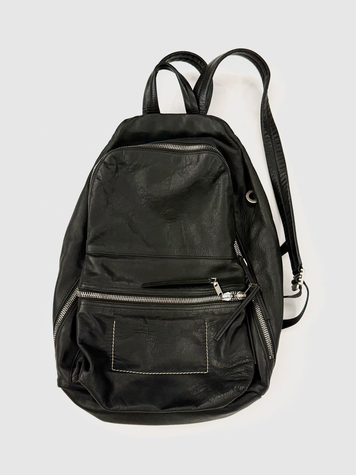 Rick Owens RICK OWENS SS17 WALRUS LEATHER BACKPACK | Grailed