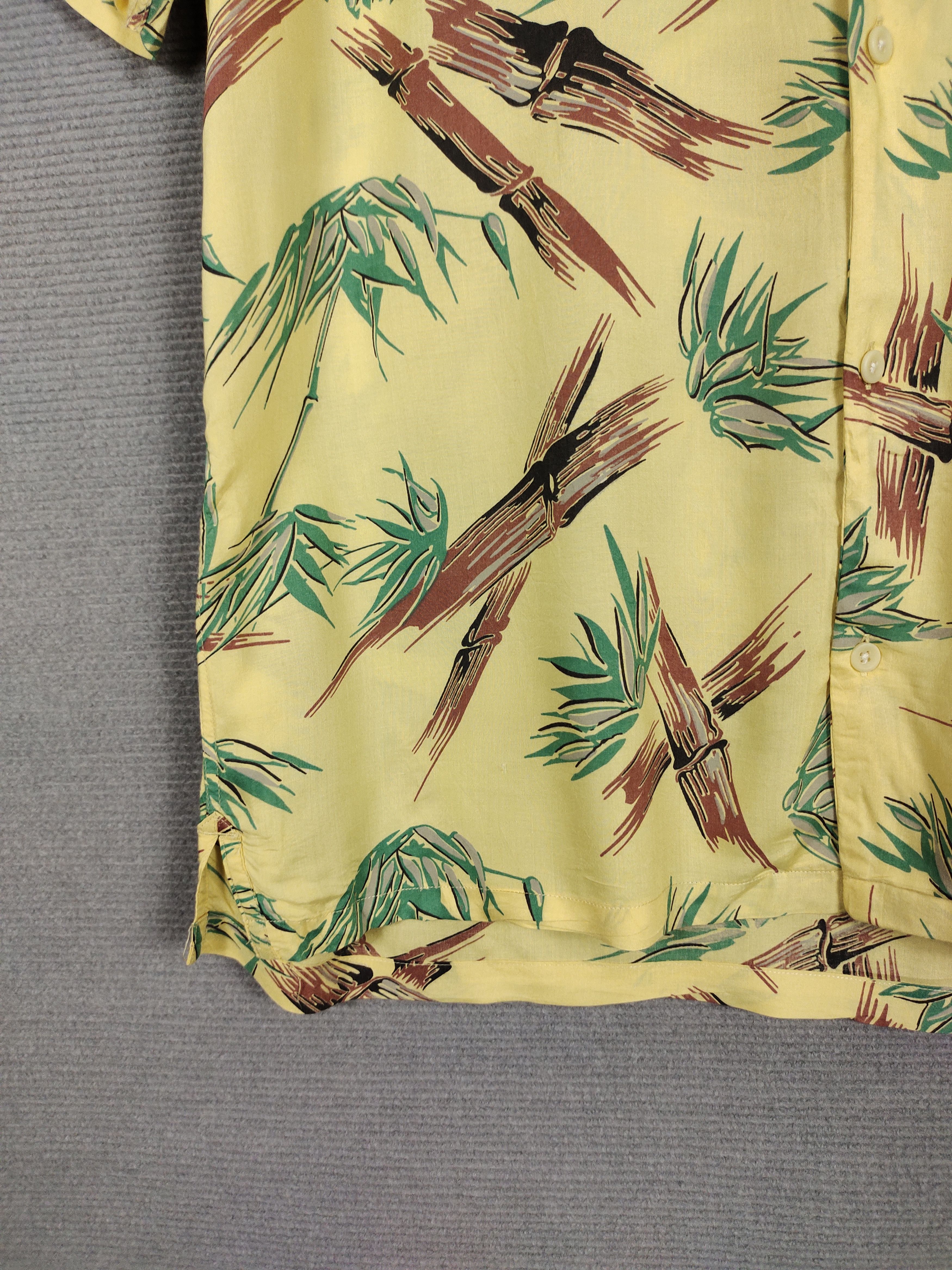Allsaints Allsaints Rayon Bamboo Printed Hawaiian Shirt Size US L / EU 52-54 / 3 - 5 Thumbnail