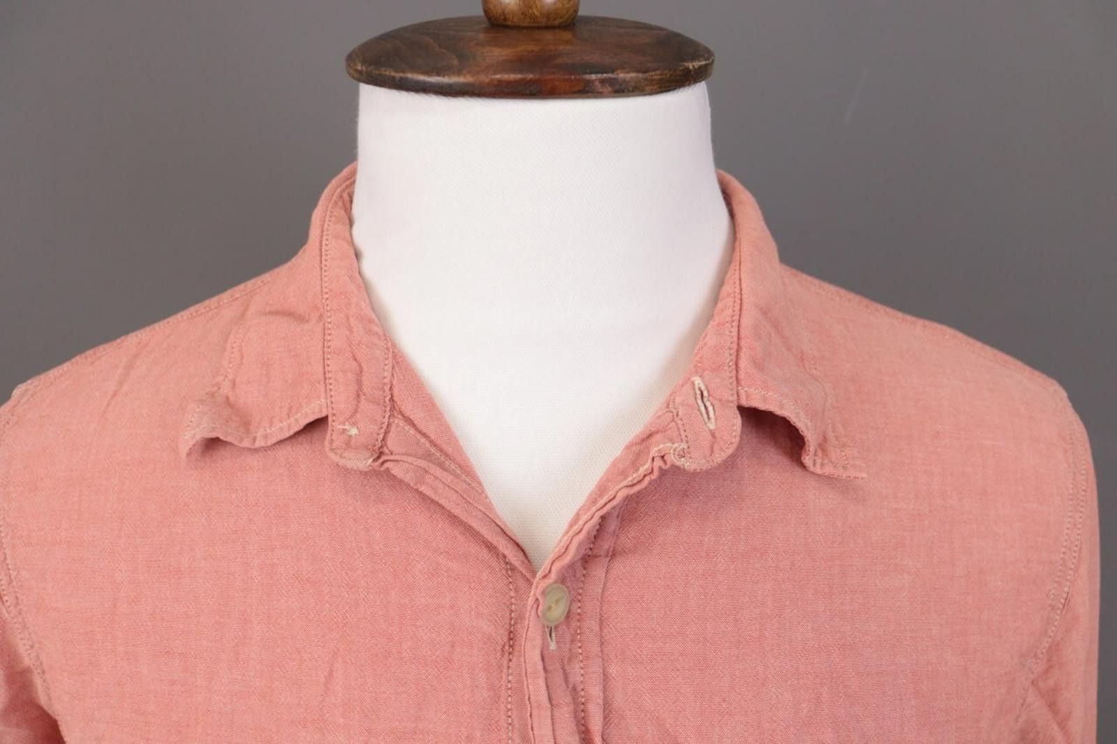 Denim & Supply Ralph Lauren Denim & Supply Ralph Lauren Peach Pockets Shirt Sz L Size US L / EU 52-54 / 3 - 5 Thumbnail