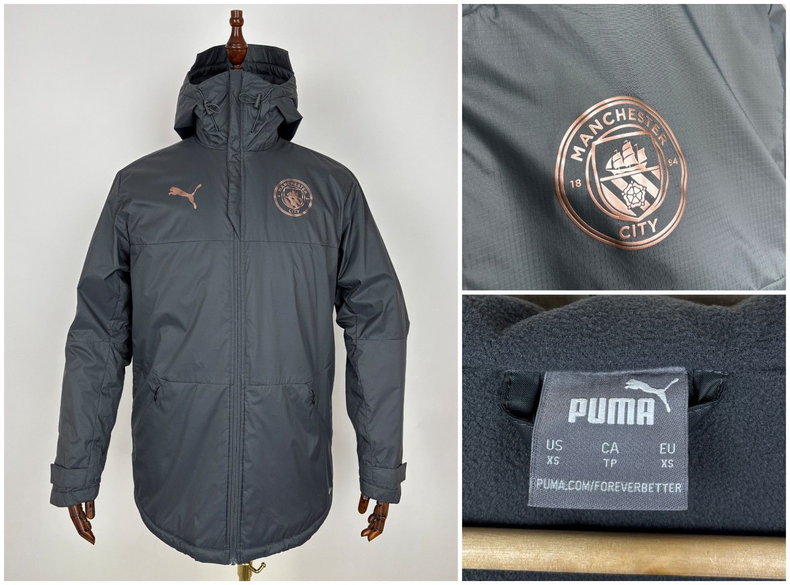 Puma Manchester City 2020-2021 Warmcell Training Winter Jacket XS Size US XS / EU 42 / 0 - 1 Thumbnail
