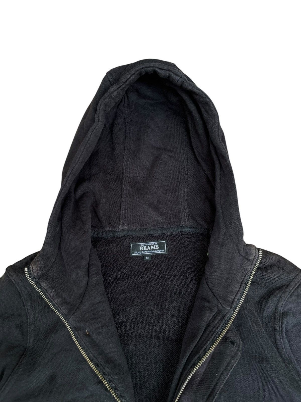Beams Plus Beams Two Way Zipper Hoodie Size US S / EU 44-46 / 1 - 4 Thumbnail