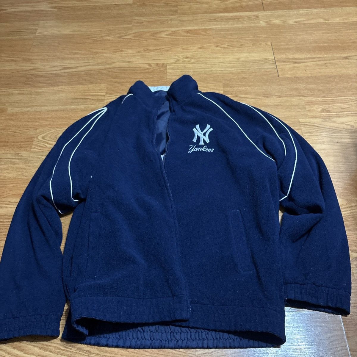 MLB NY Yankees Reversible Jacket XL Size US XL / EU 56 / 4 - 4 Thumbnail