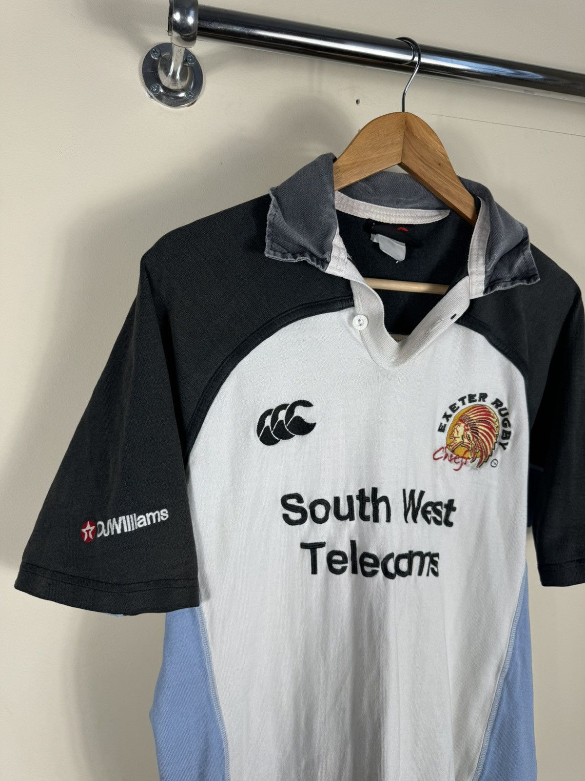 Vintage Canterbury Exeter Chiefs Vintage Rugby Jersey 2005 Size US M / EU 48-50 / 2 - 2 Thumbnail