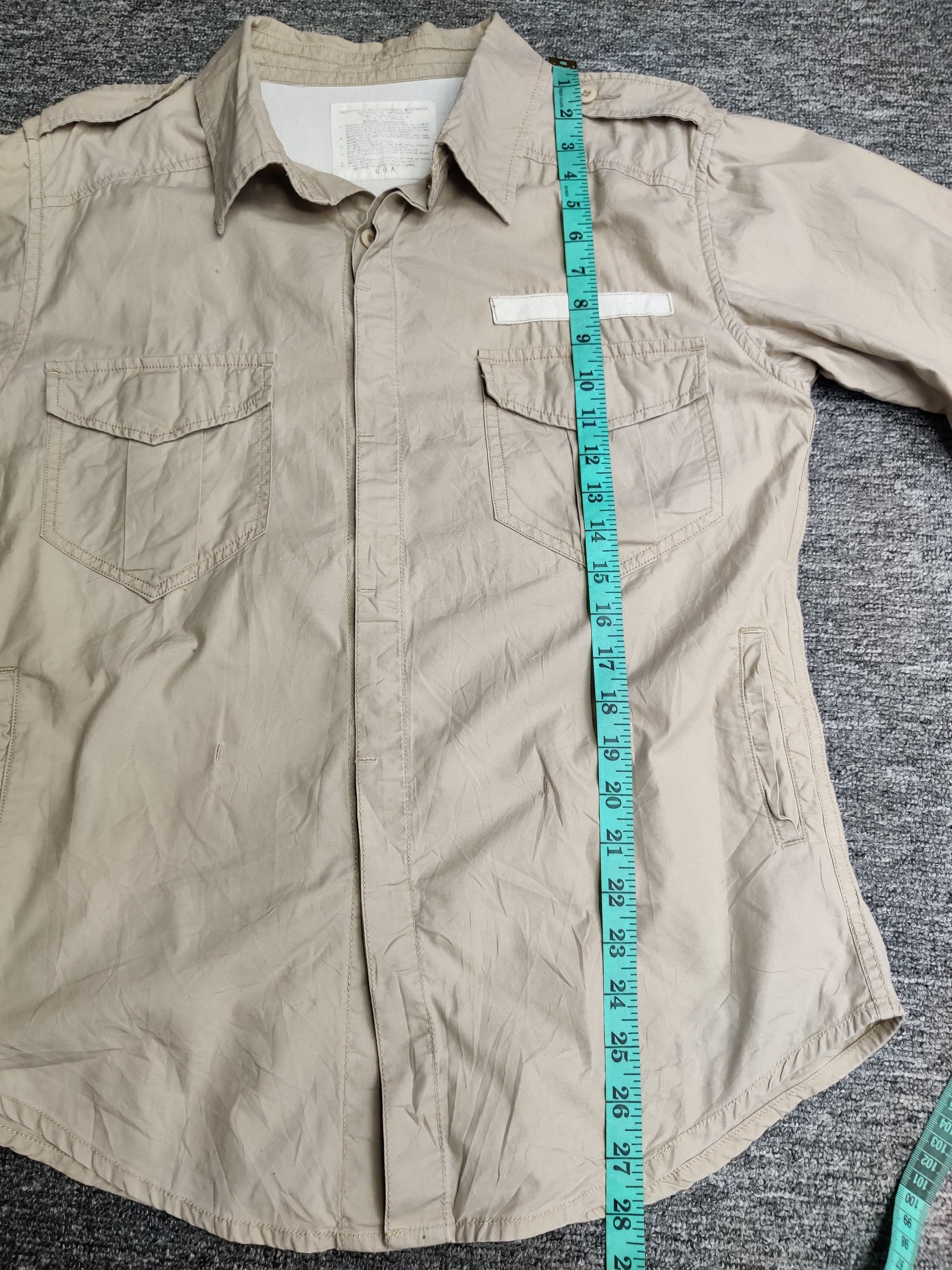 GOA Vintage GOA Military Button Ups Shirt Size US L / EU 52-54 / 3 - 14 Thumbnail
