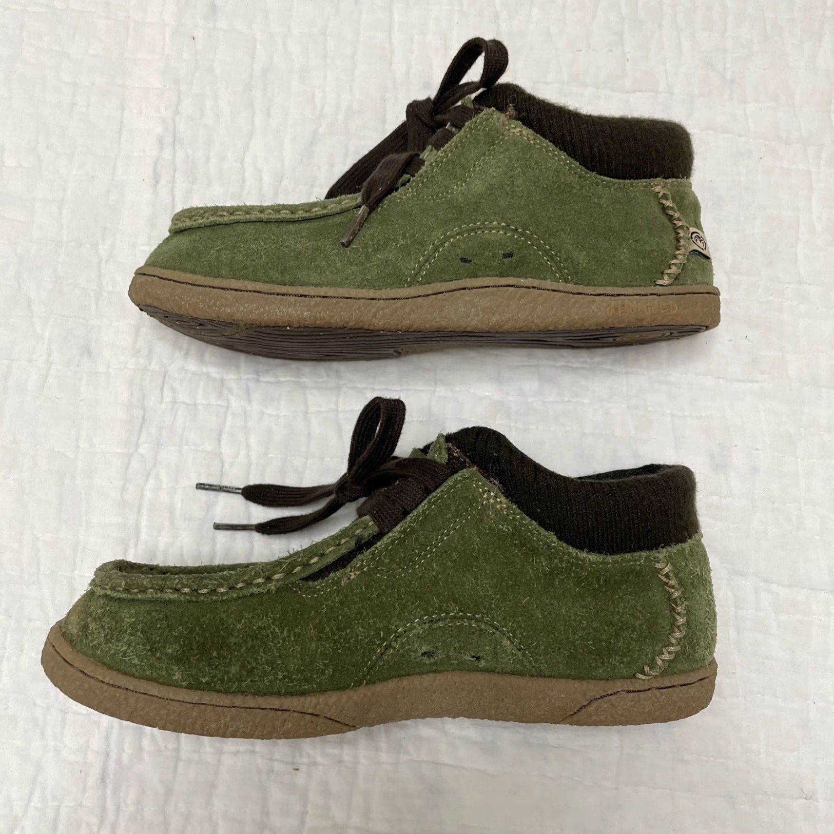 Vintage Ocean Minded Dune Rider Green Suede Lace Up Chukka Sneakers Size 6 EU 38 Unisex Adults Casual Shoes Size US 6 / EU 39 - 6 Thumbnail
