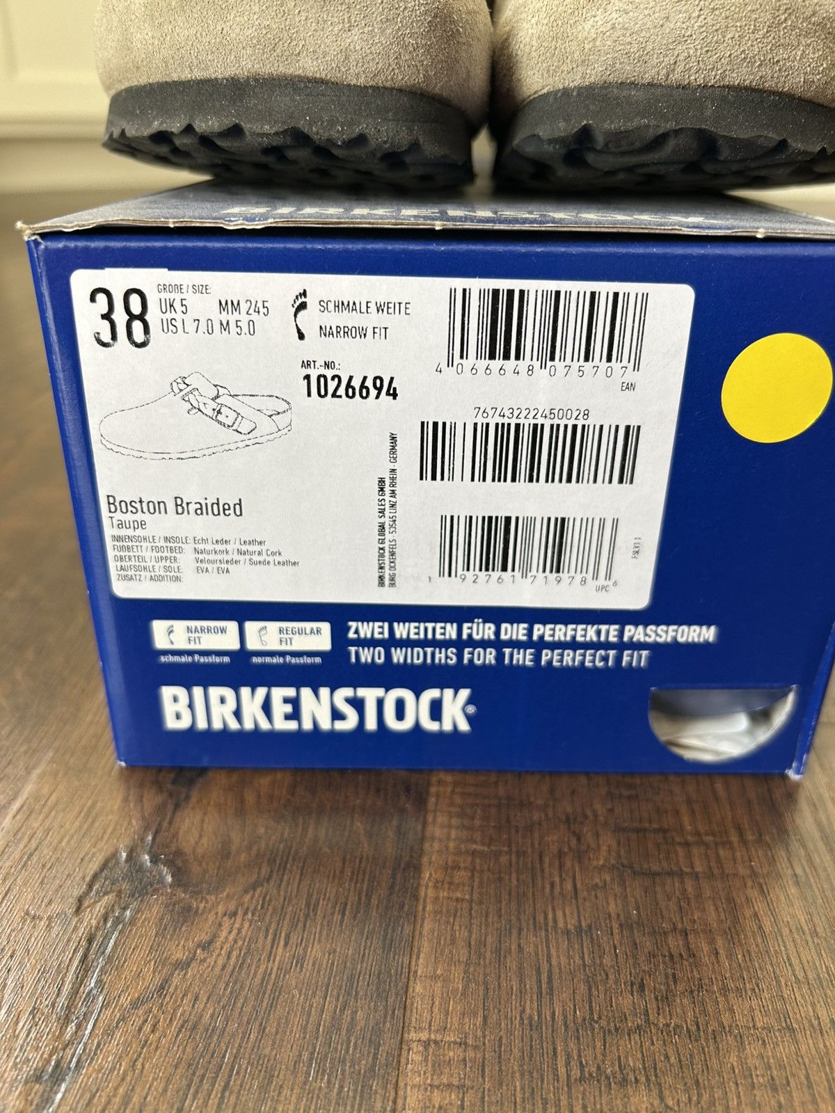 Birkenstock Birkenstock Boston Braided taupe clogs Size US 7 / IT 37 - 5 Thumbnail