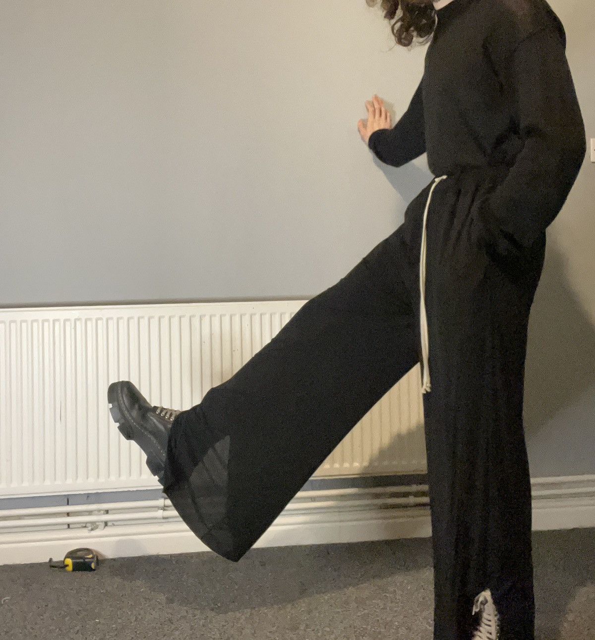Rick Owens Rick Owens Lido S/S 24 Extra length Cupro track pants Size US 32 / EU 48 - 7 Thumbnail