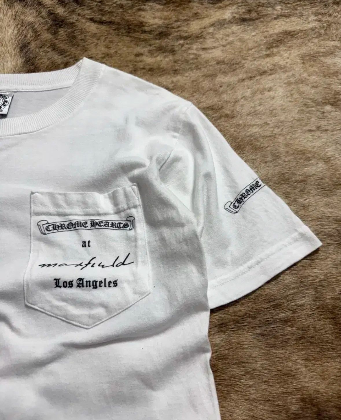 トップス 90s Chrome Hearts tee RARE Vintage 90s Chrome Hearts Faded T-Shirt Size Small Made in