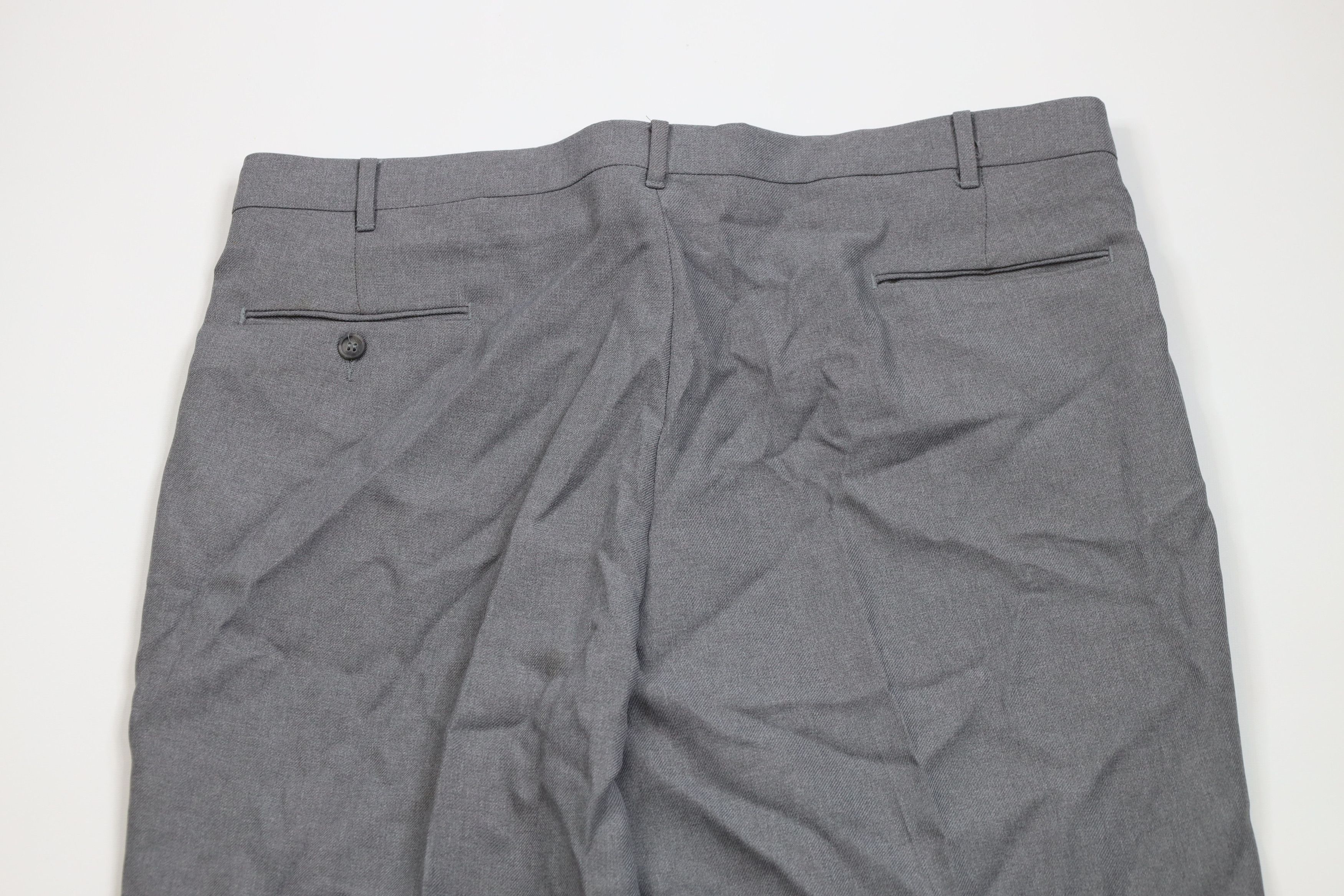 Vintage Vintage 70s Streetwear Knit Bell Bottoms Chino Pants Gray Size US 40 / EU 56 - 10 Thumbnail