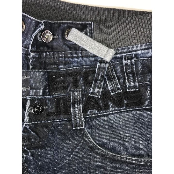 Other ETO Jeans Men's Dark Blue Pieced Denim Joggers Size US 28 / EU 44 - 5 Thumbnail