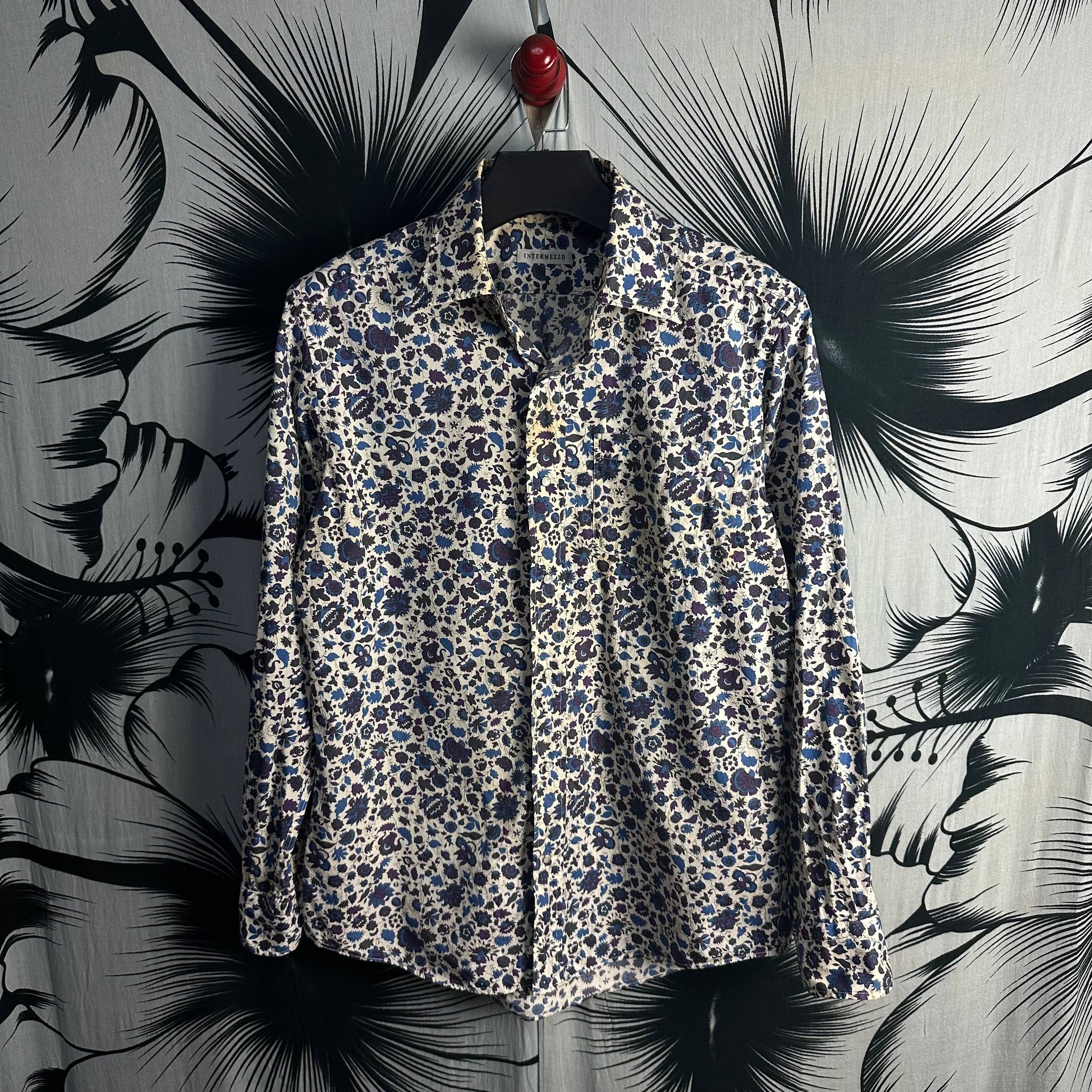 Japanese Brand Japanese Patterned Pearl Snap Button Shirt Made in Japan Size US L / EU 52-54 / 3 - 1 Thumbnail