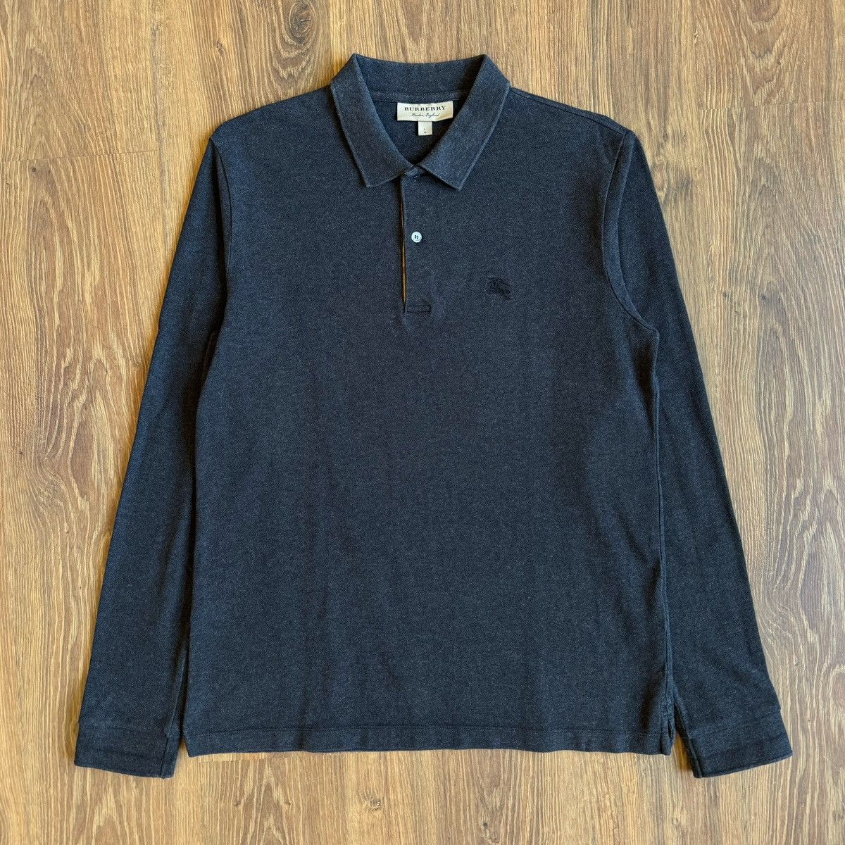 Burberry London Long Sleeve Polo Shirt Men’s L Nova Check