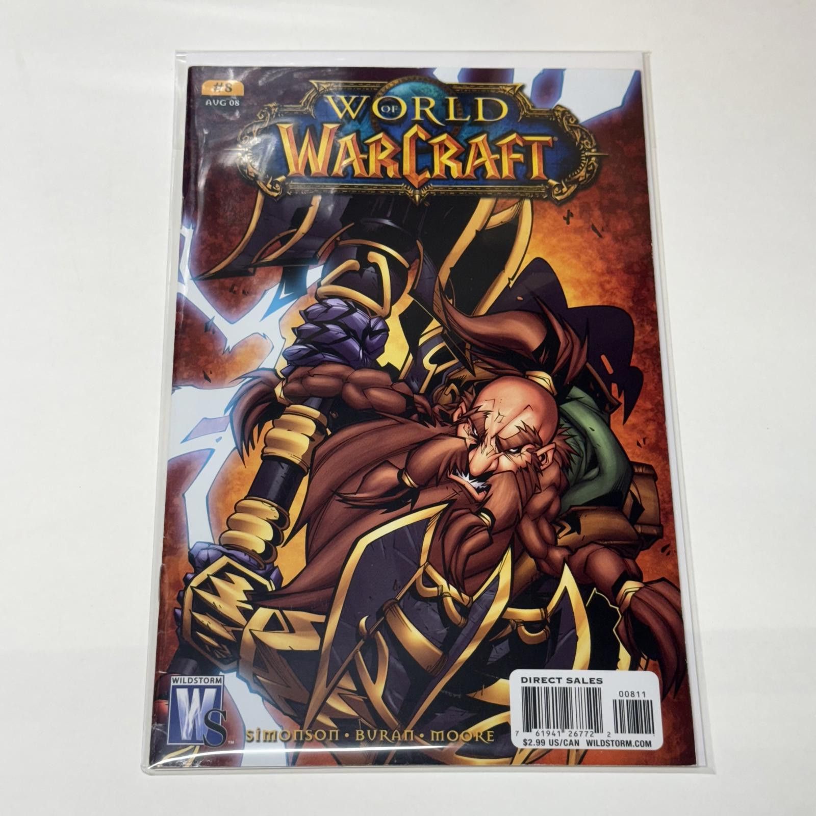 Designer Wildstorm World of Warcraft #8 AUG 2008 WoW Comic Book 1st Size ONE SIZE - 1 Thumbnail