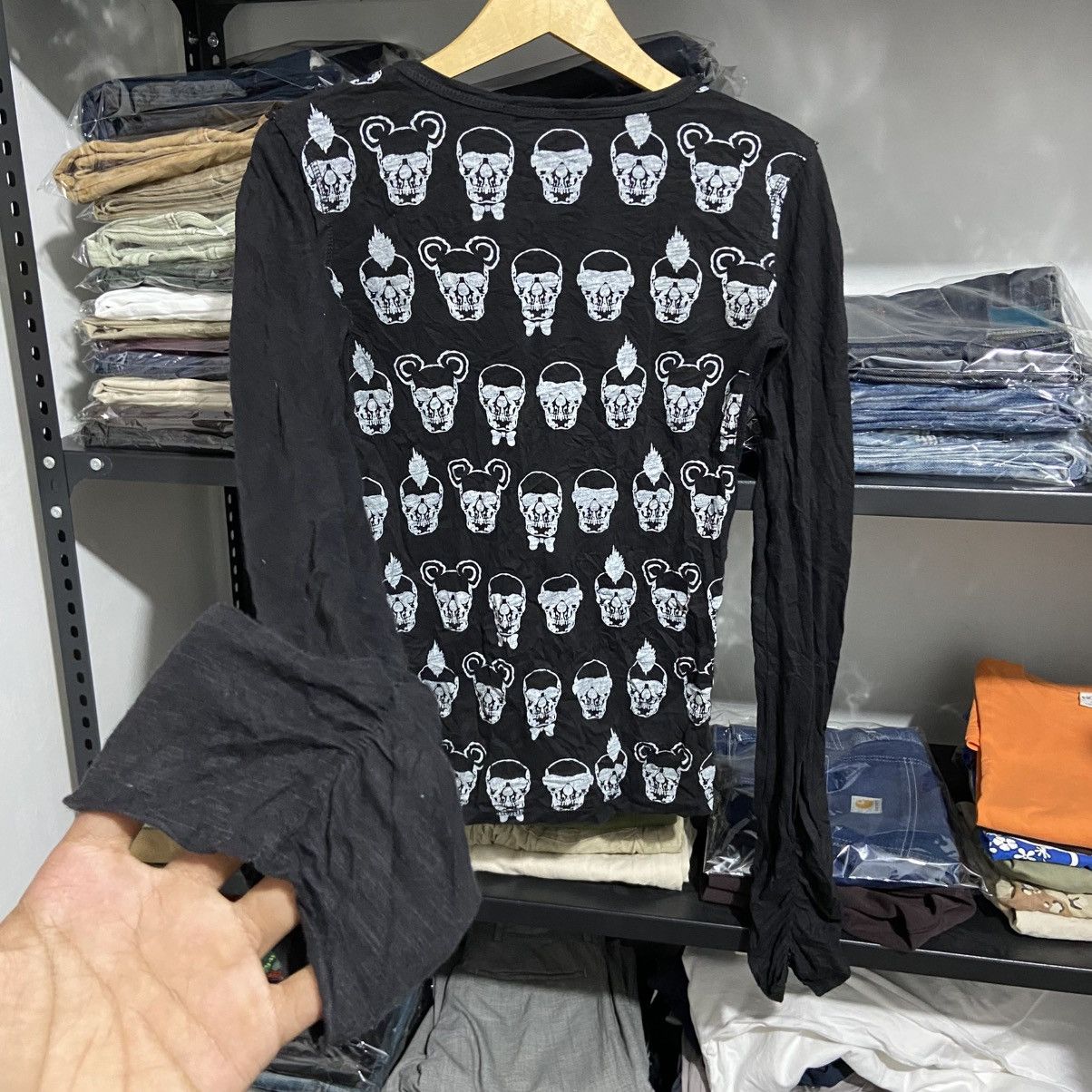 Hysteric Glamour 2000s Glad News Japanese Hysteric Skull Tee Size US XS / EU 42 / 0 - 2 Thumbnail