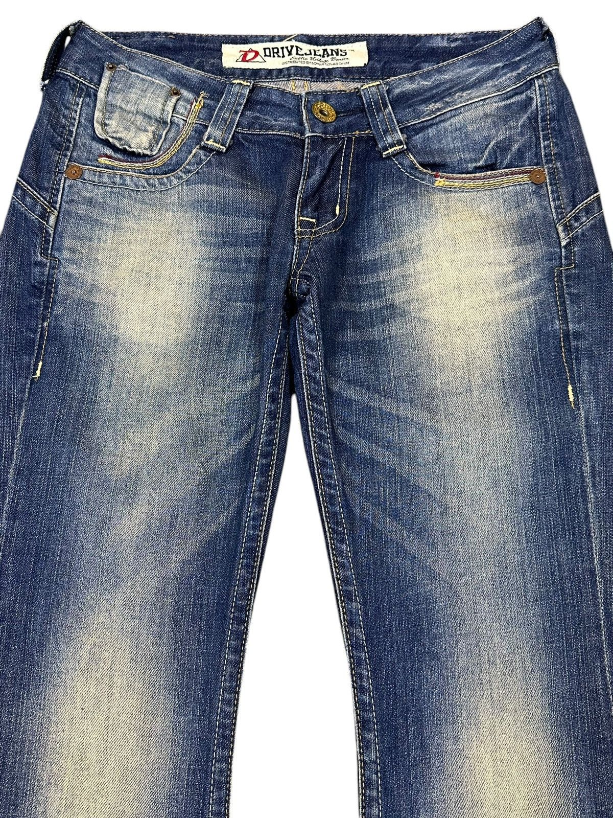 If Six Was Nine Vintage Japanese Brand Faded Wash Bell Bottom Flare Jeans Size US 29 - 3 Thumbnail