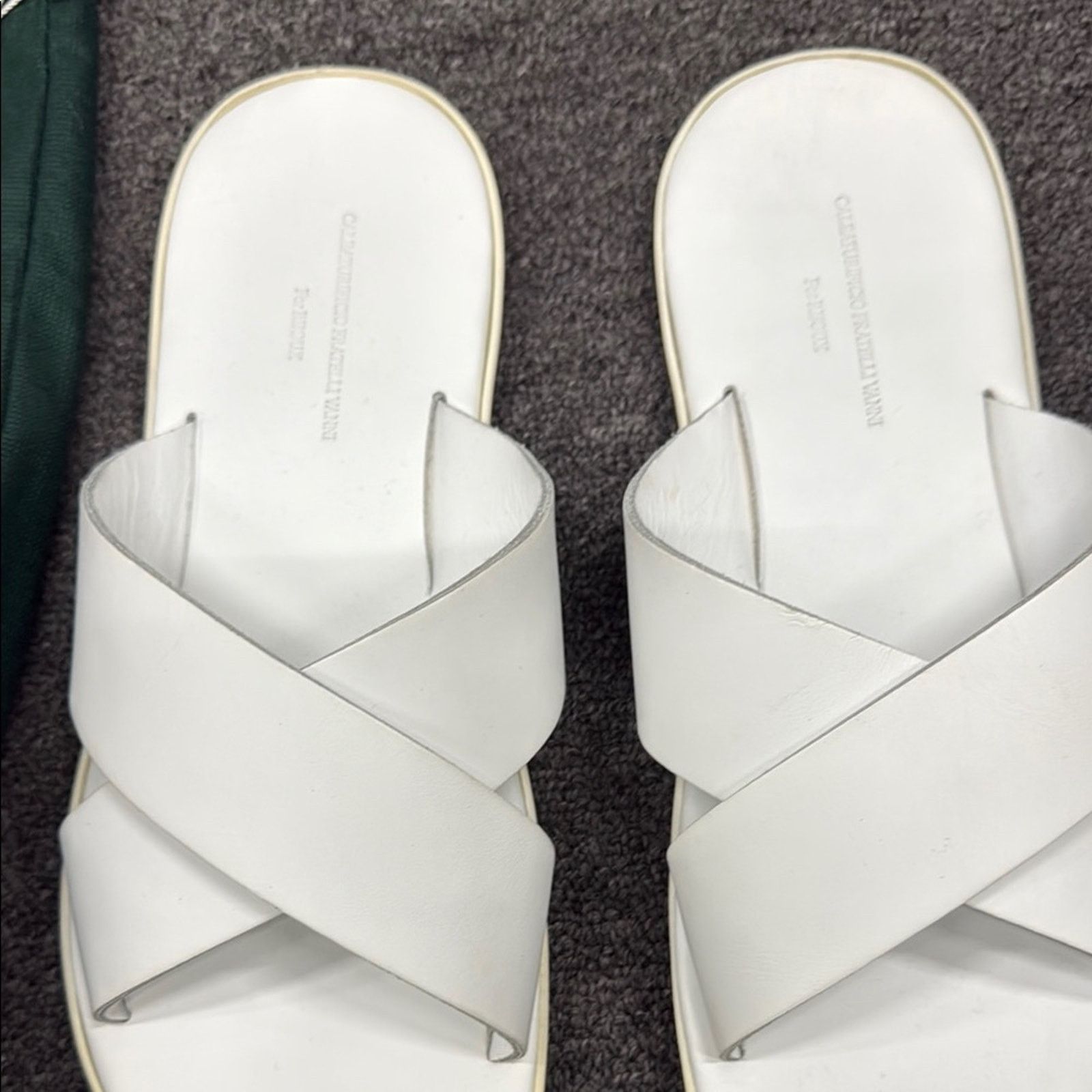 Other NWT Fratelli vanni for rijoux white leather sandals 9 EU 42 Size US 9 / IT 39 - 3 Thumbnail