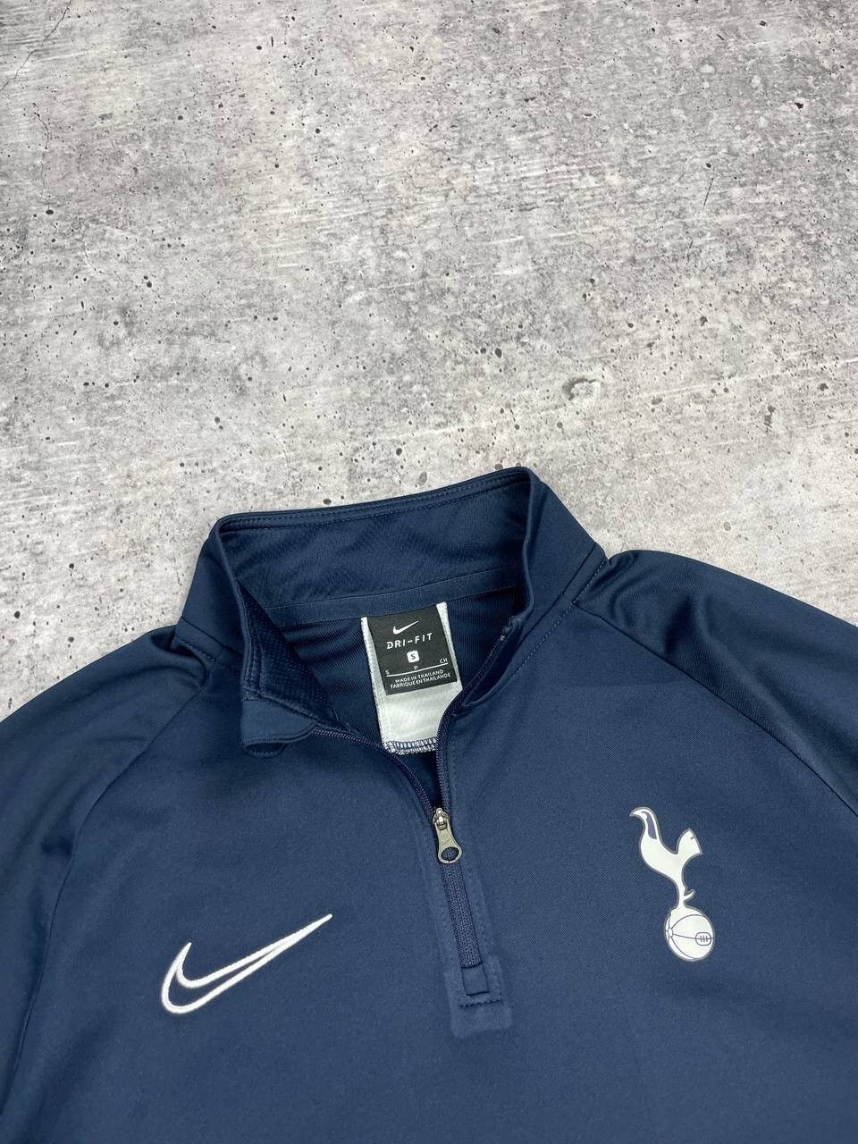 Nike × Vintage Vintage Nike Tottenham Y2K Style Training Zip Sweatshirt Size US S / EU 44-46 / 1 - 6 Thumbnail