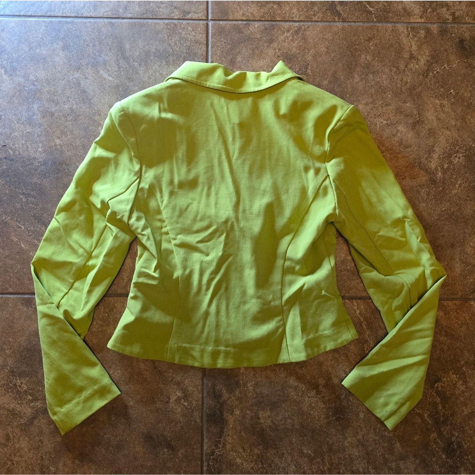 Forever 21 Lime Green | F21 | Exclusive Business Blazer Size M / US 6-8 / IT 42-44 - 2 Thumbnail
