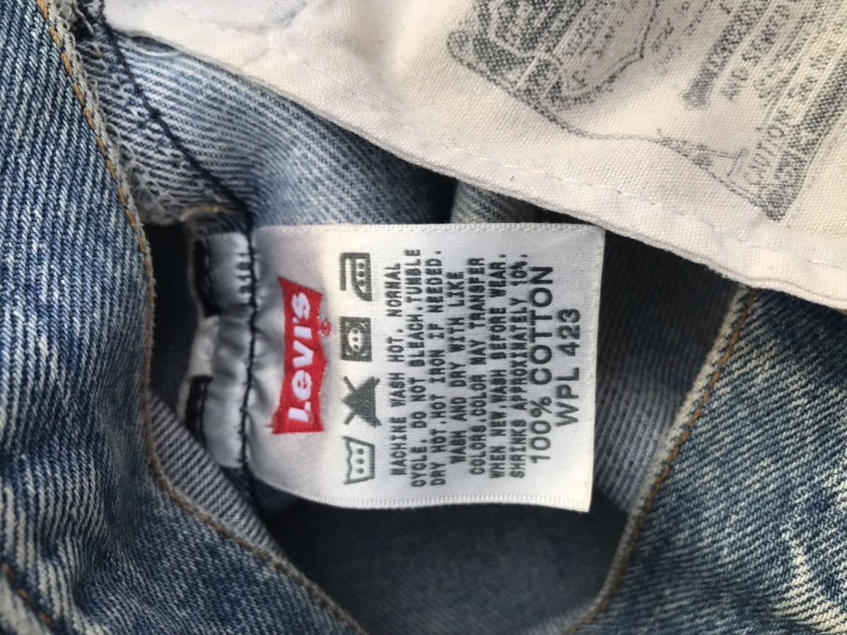 Levi's Vintage Levis 501 Buttonfly Distressed Size US 37 - 15 Thumbnail